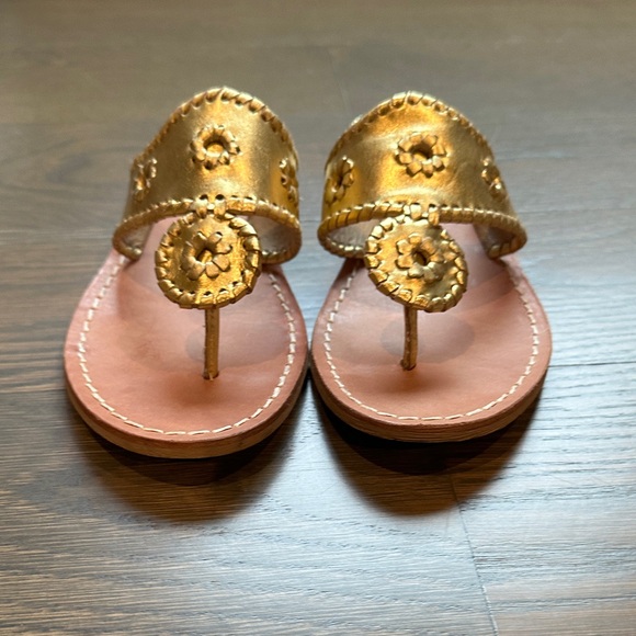 Jack Rogers Metallic Gold Sandals - Picture 6 of 6